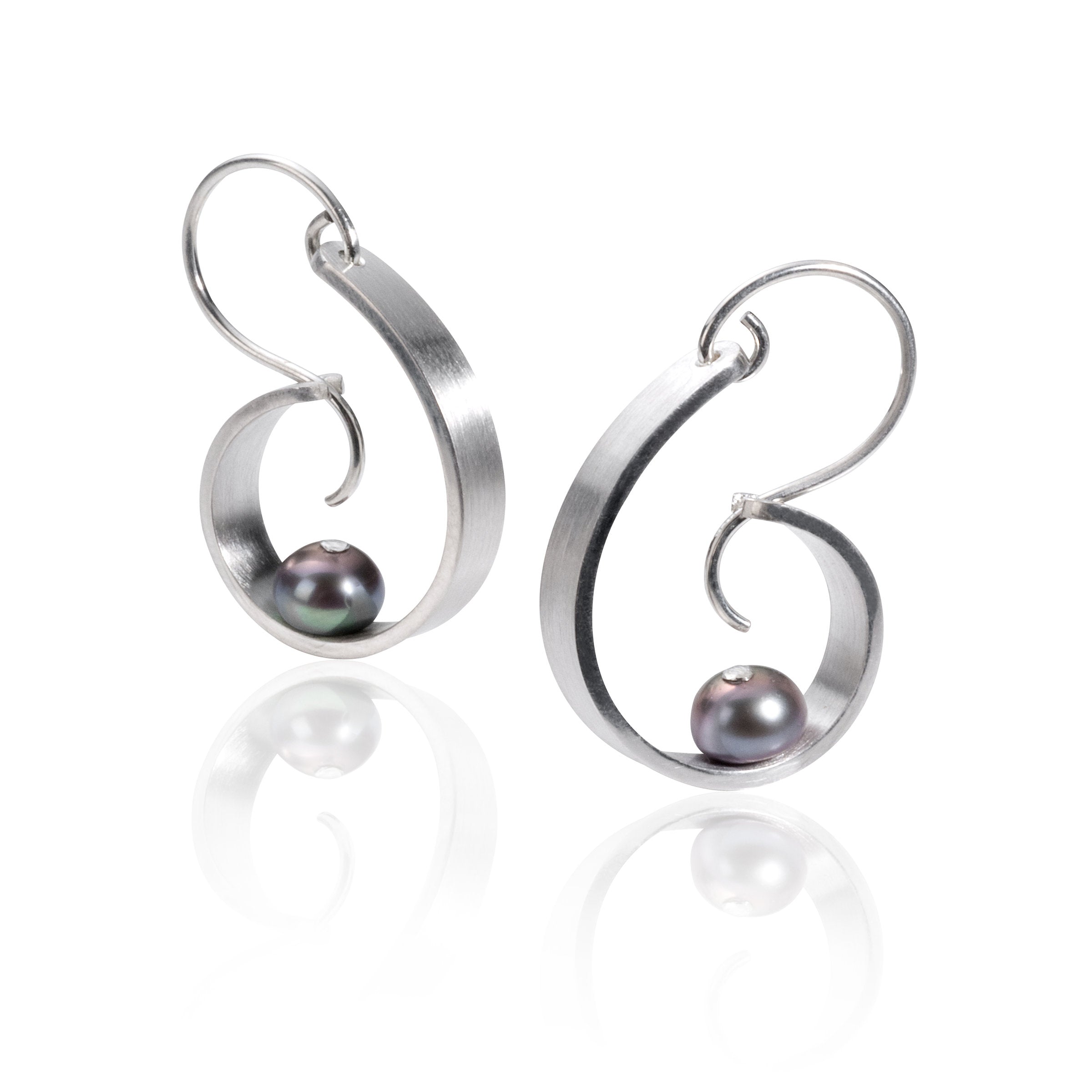 Argentium Silver with Silver Ear Wire