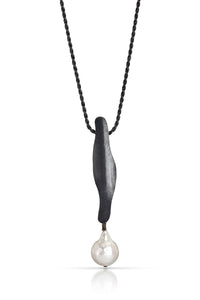 Long Single Pearl Necklace