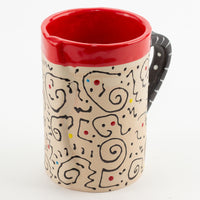tall squiggle mug