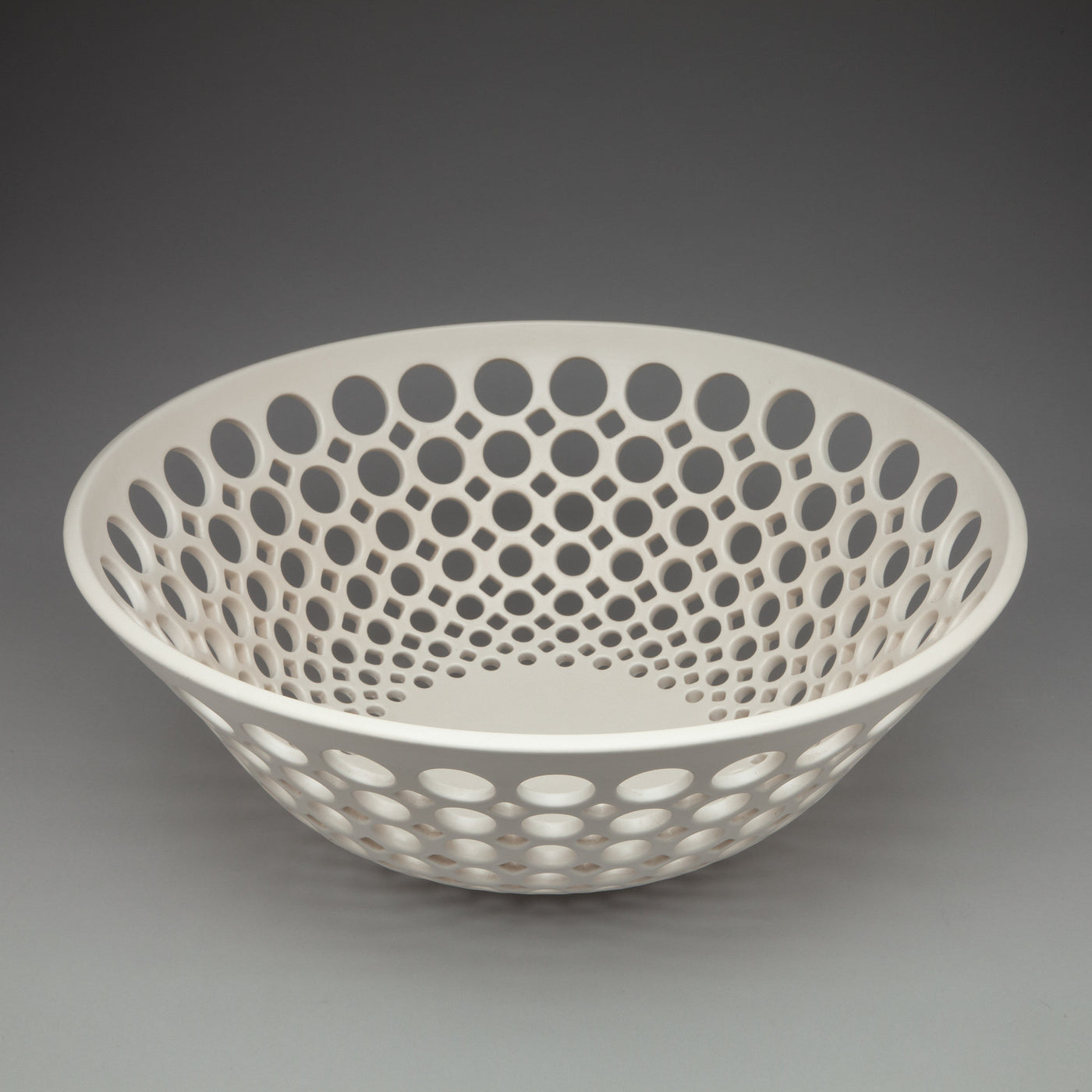 White Pierced Lace Bowl