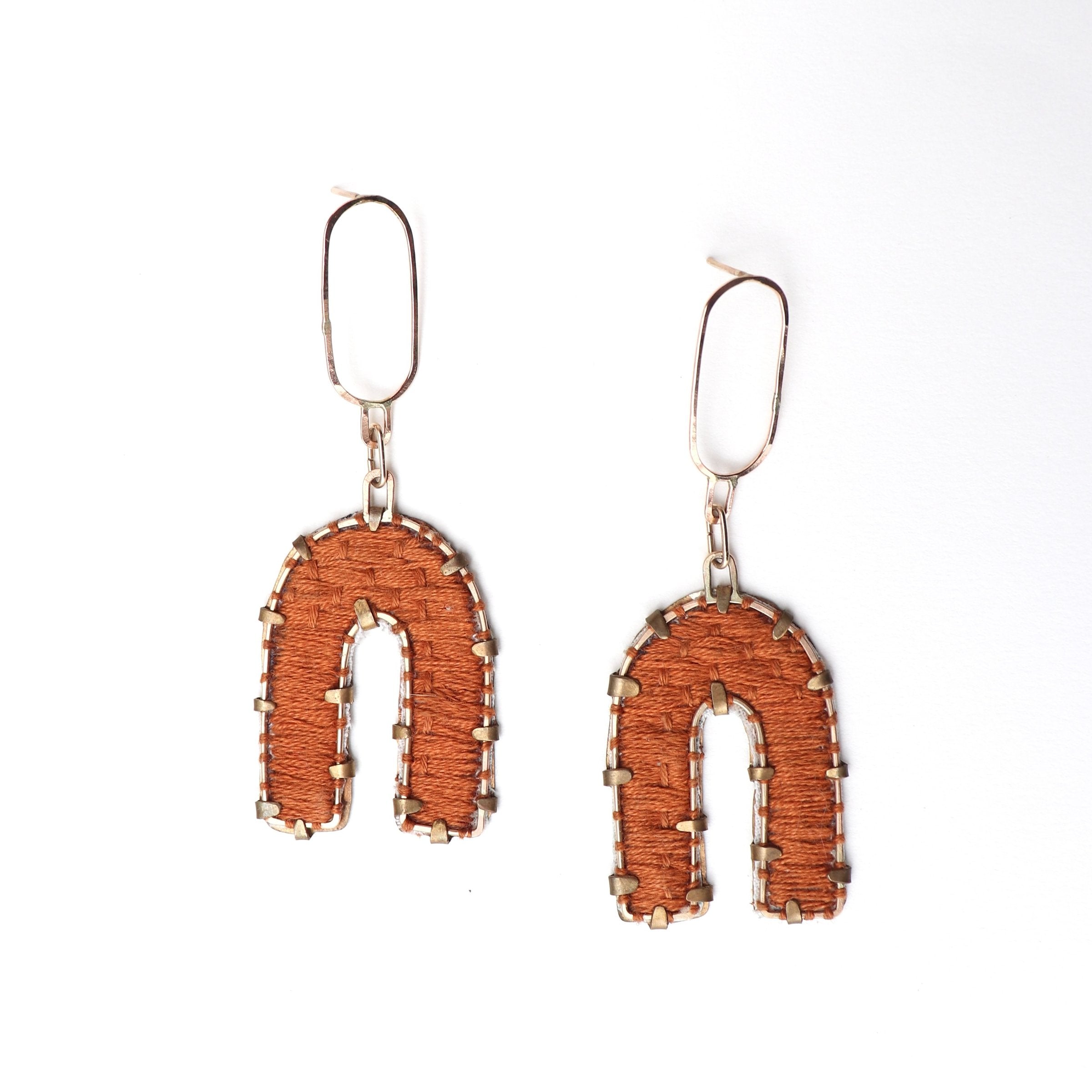 Embroidered Earrings IV