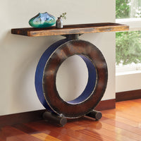 Blue Big O with Wood Top