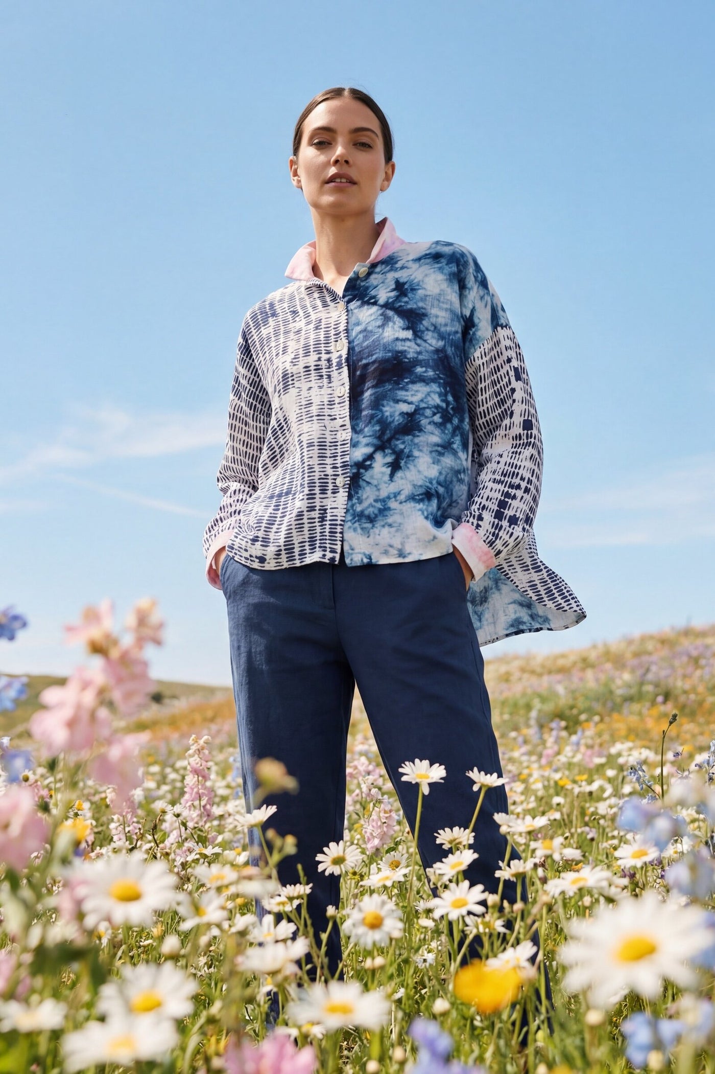 Dahlia Gauze Button Up