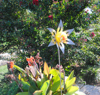Floral Burst Garden Sculpture