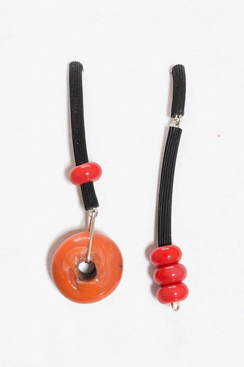 Soft Touch of Coral Earrings