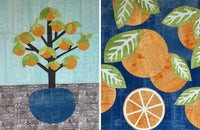 Orange Tree Diptych No. 1