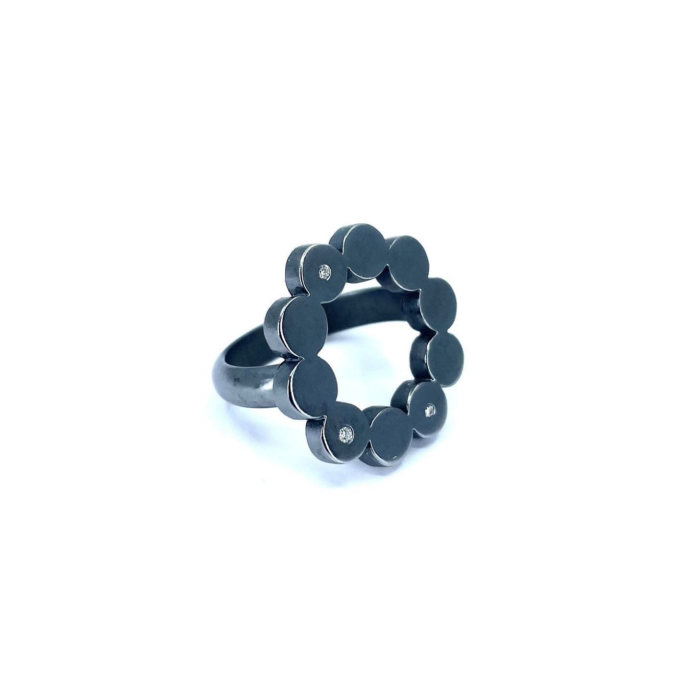 Diamond Circle Ring