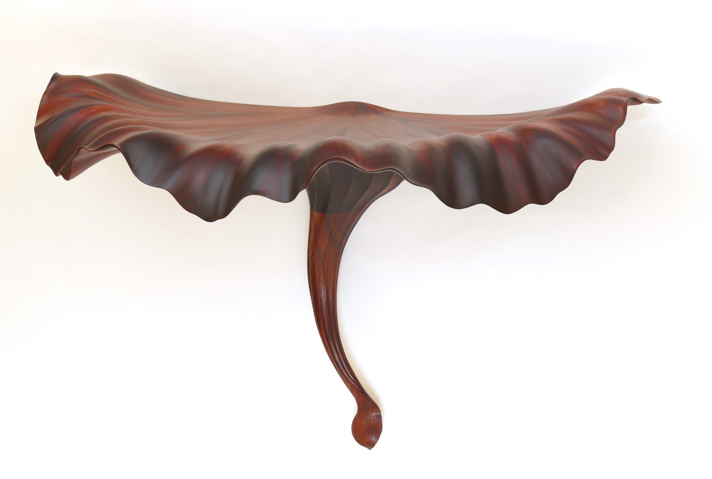 Sapele Flower Petal Shelf