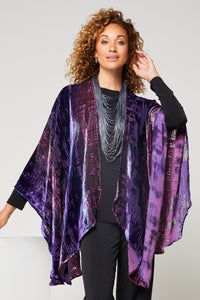 Brushstroke Capelet Wrap
