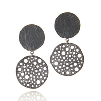 Pierced Bottom Drop Earrings
