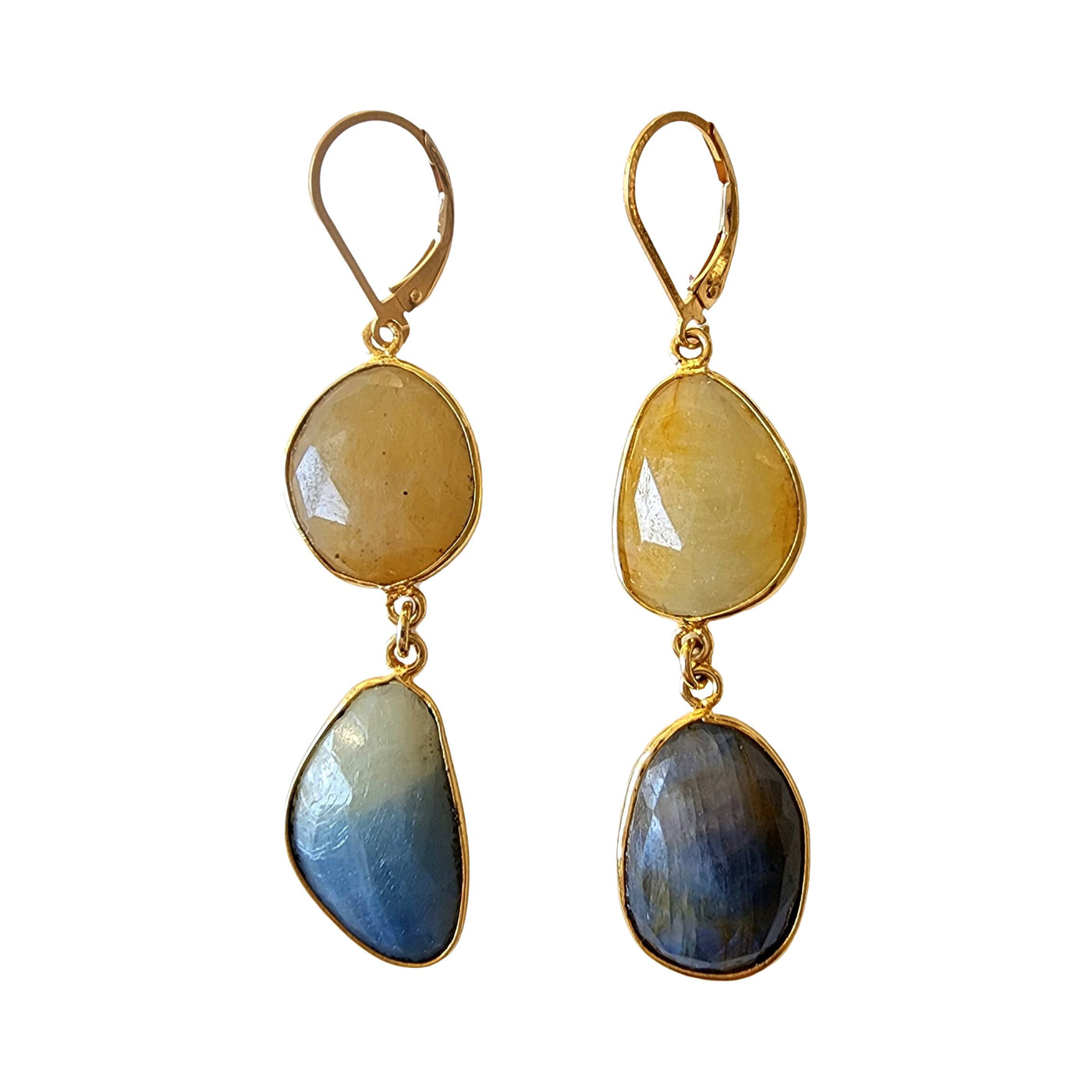 Sun & Sky Sapphire Earrings
