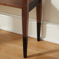 Wenge and Walnut Console Table