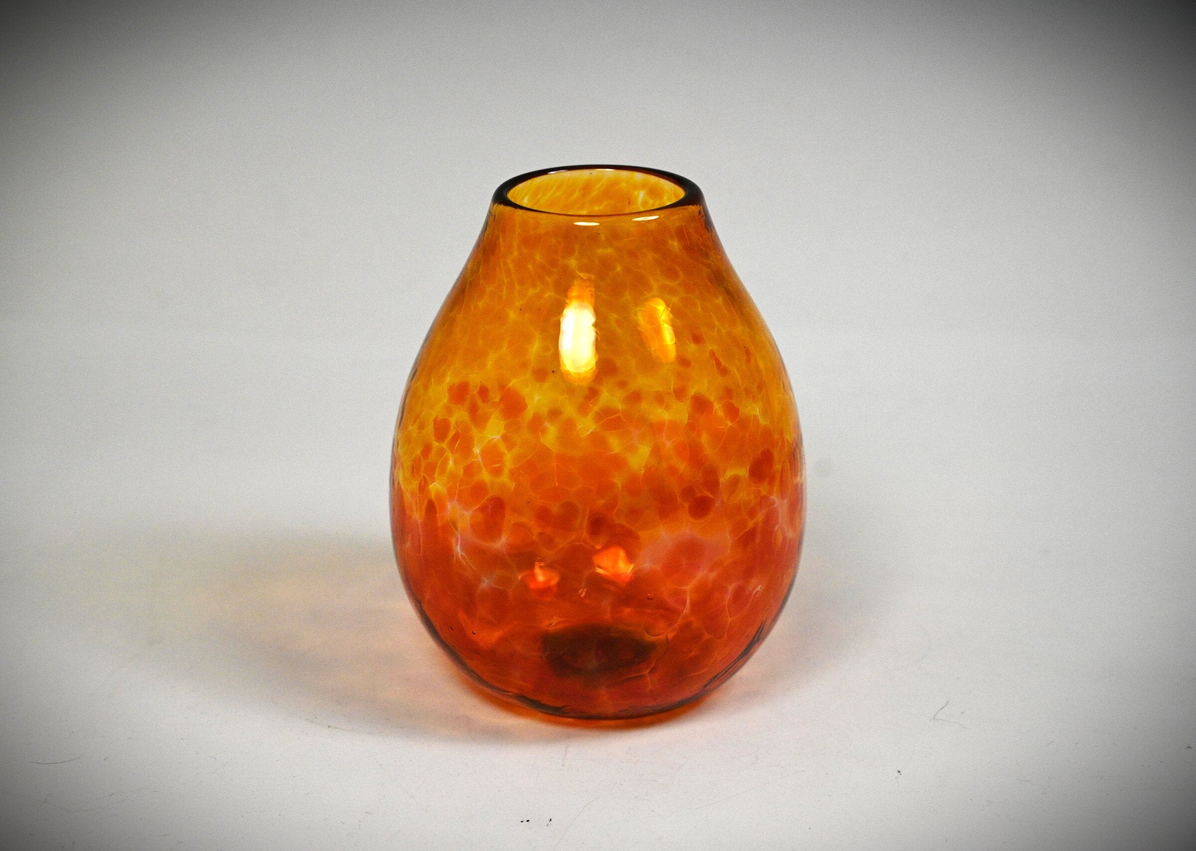 Amber Blaze Vase