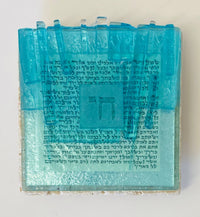Blessing Art Plaque Chai Aqua IV