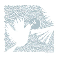 dove teal towel