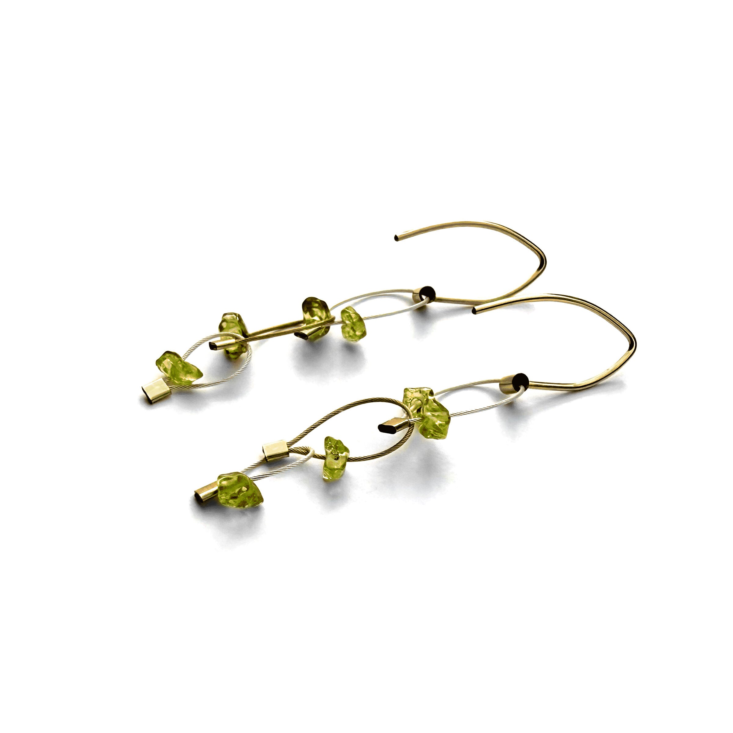 Gold & Steel Earrings