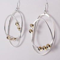 Silver and Gold Aldus Earrings