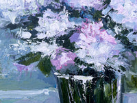 White Peonies in Vase