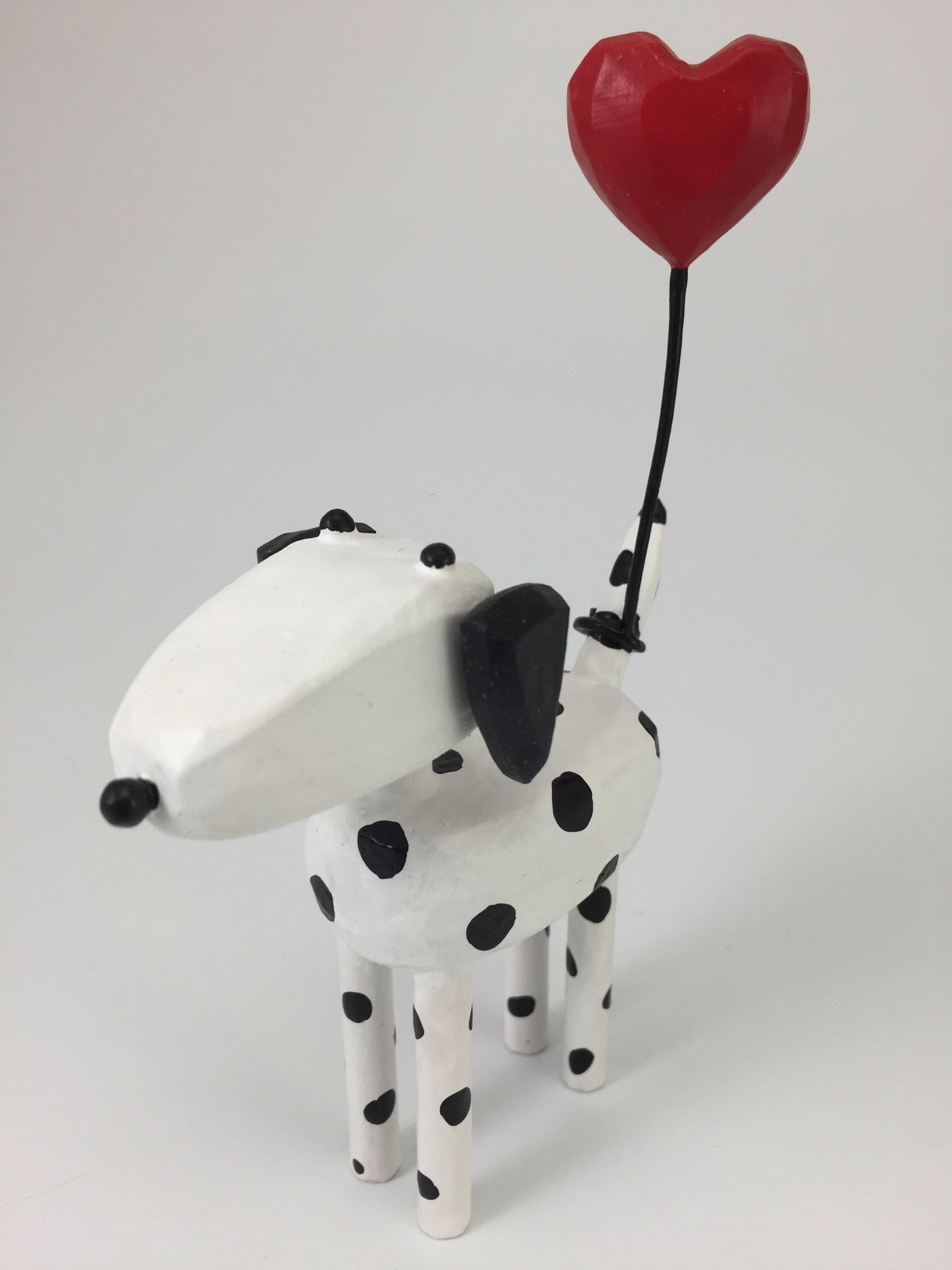Dogs with Heart Balloons