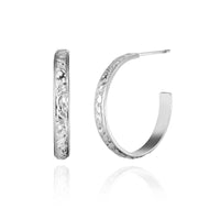 Foliage Hoop Earrings
