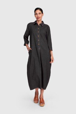 Celine Maxi Shirtdress