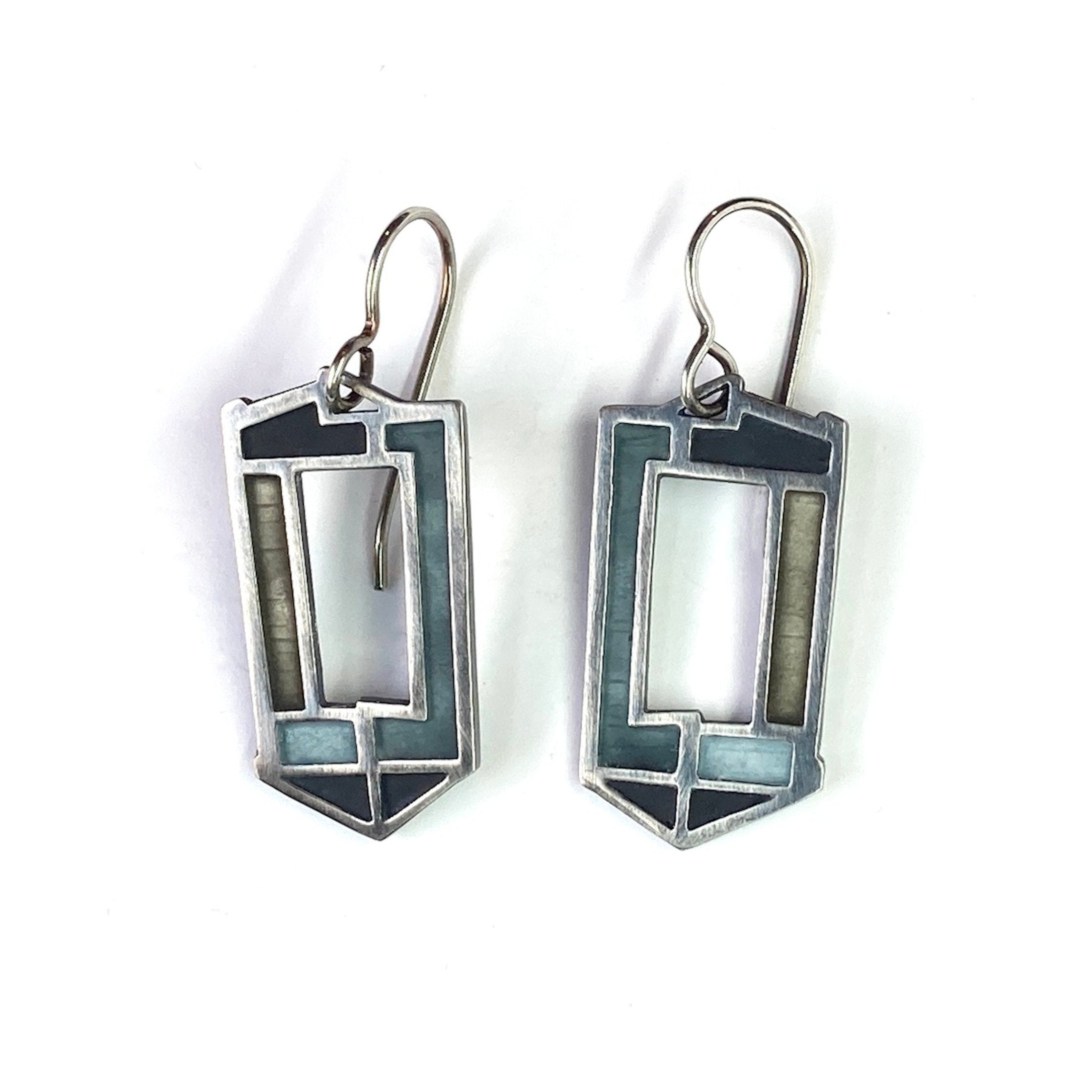 Modernist Window Earrings