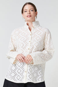 Beige Eyelet