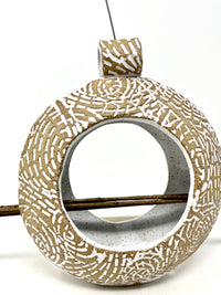 Portal Textured Bird Feeder with Dashes