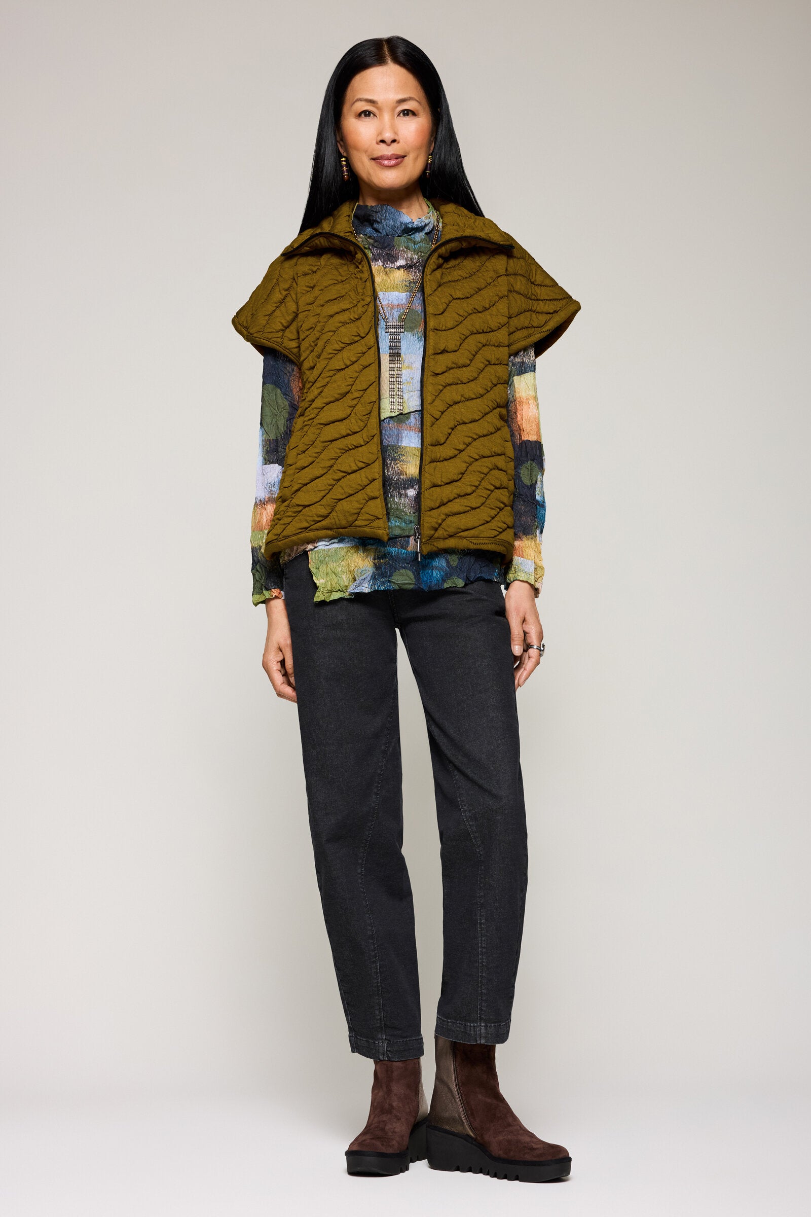 Quilted Brooke Vest