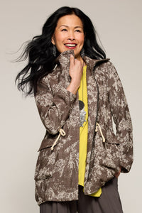 Blossom Jacquard Anorak Jacket