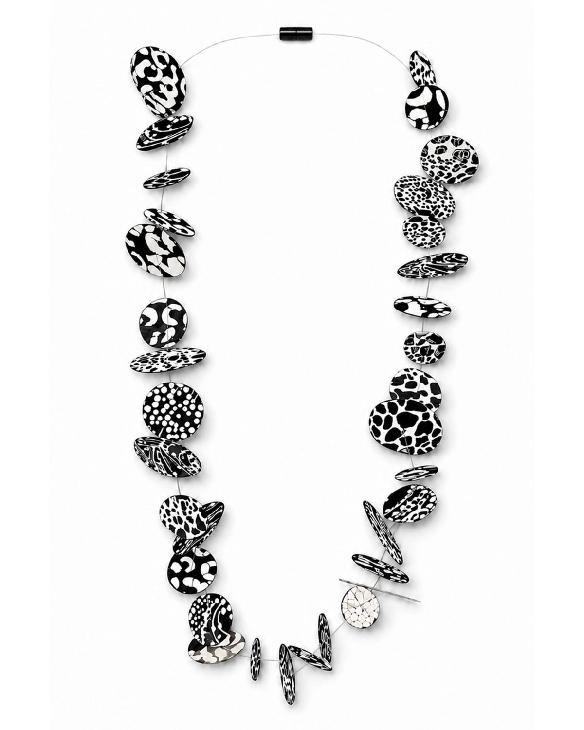 Black, White & Joyful Necklace