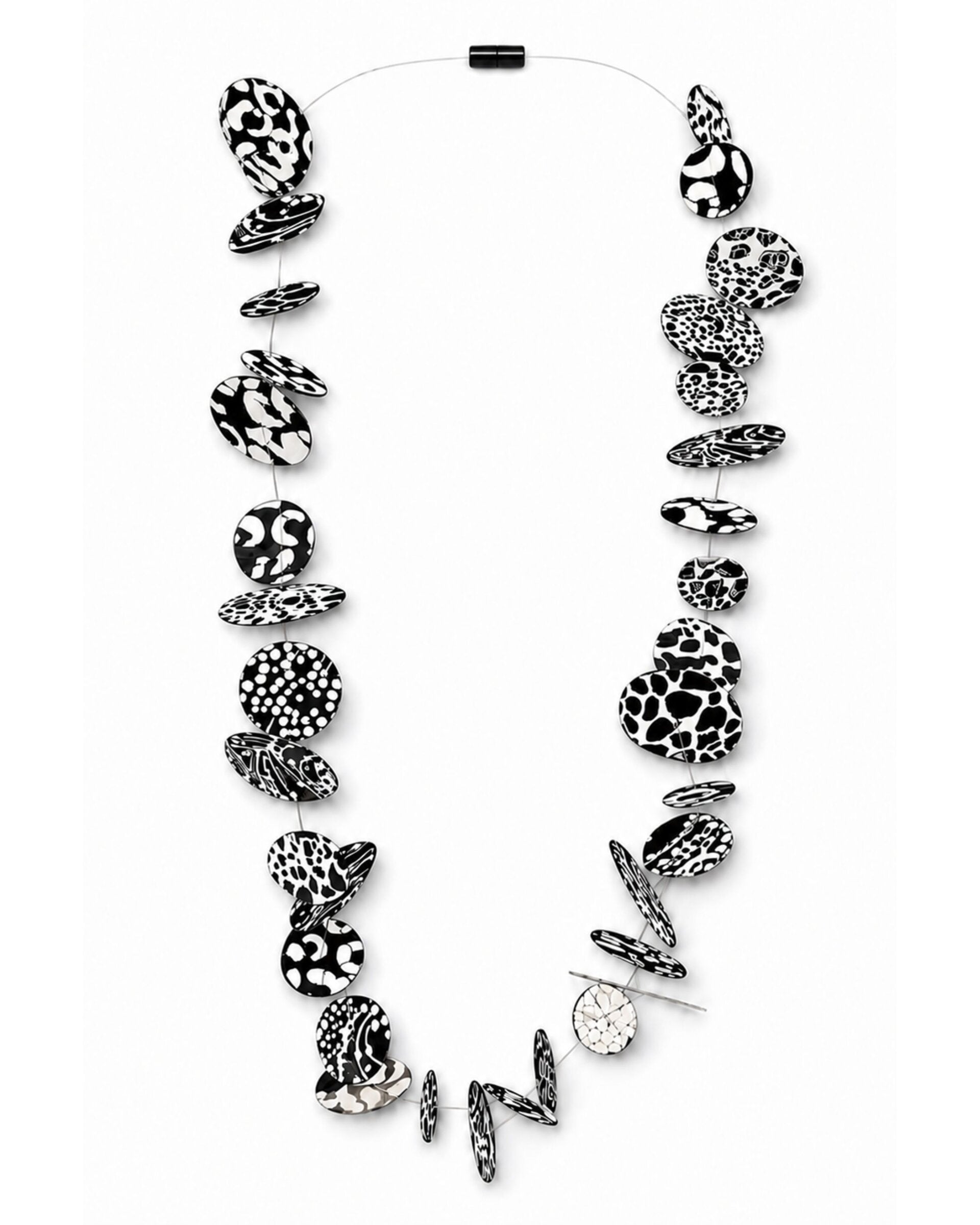 Black, White & Joyful Necklace