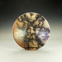 Naked Raku Bowl in Orange and Red Blush
