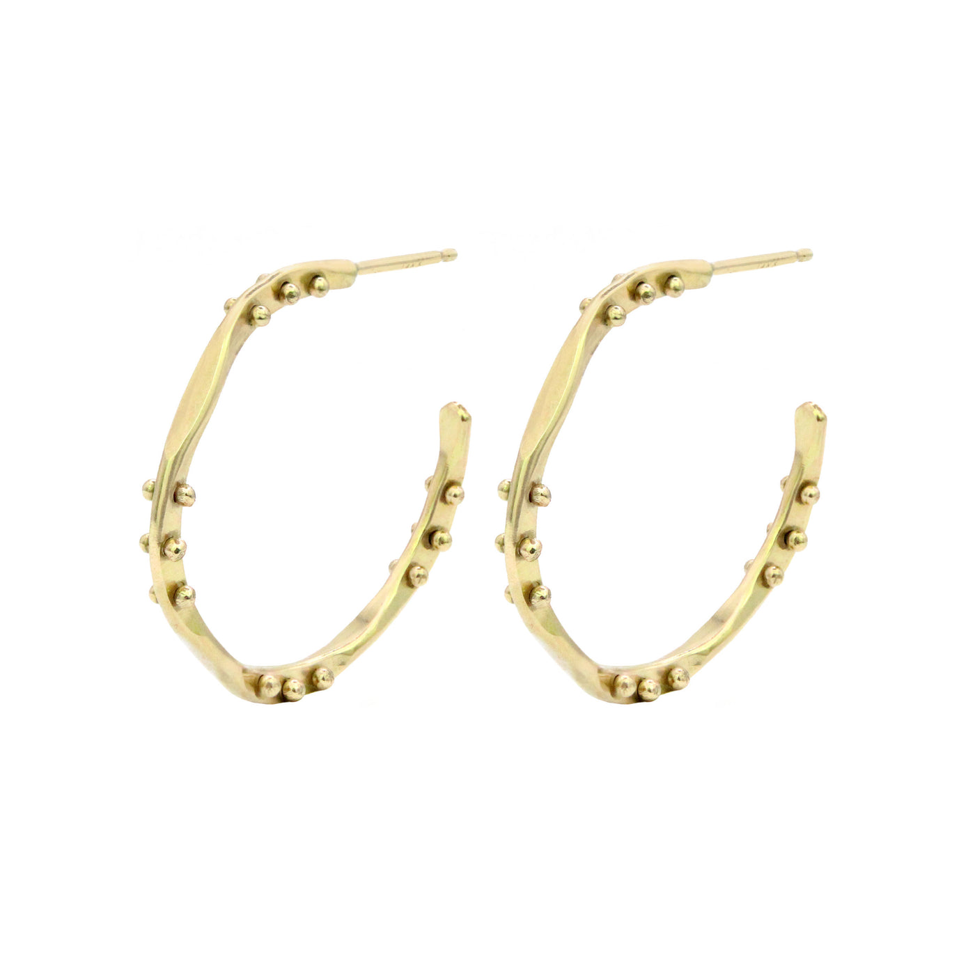Flux Dot Hoop Earrings
