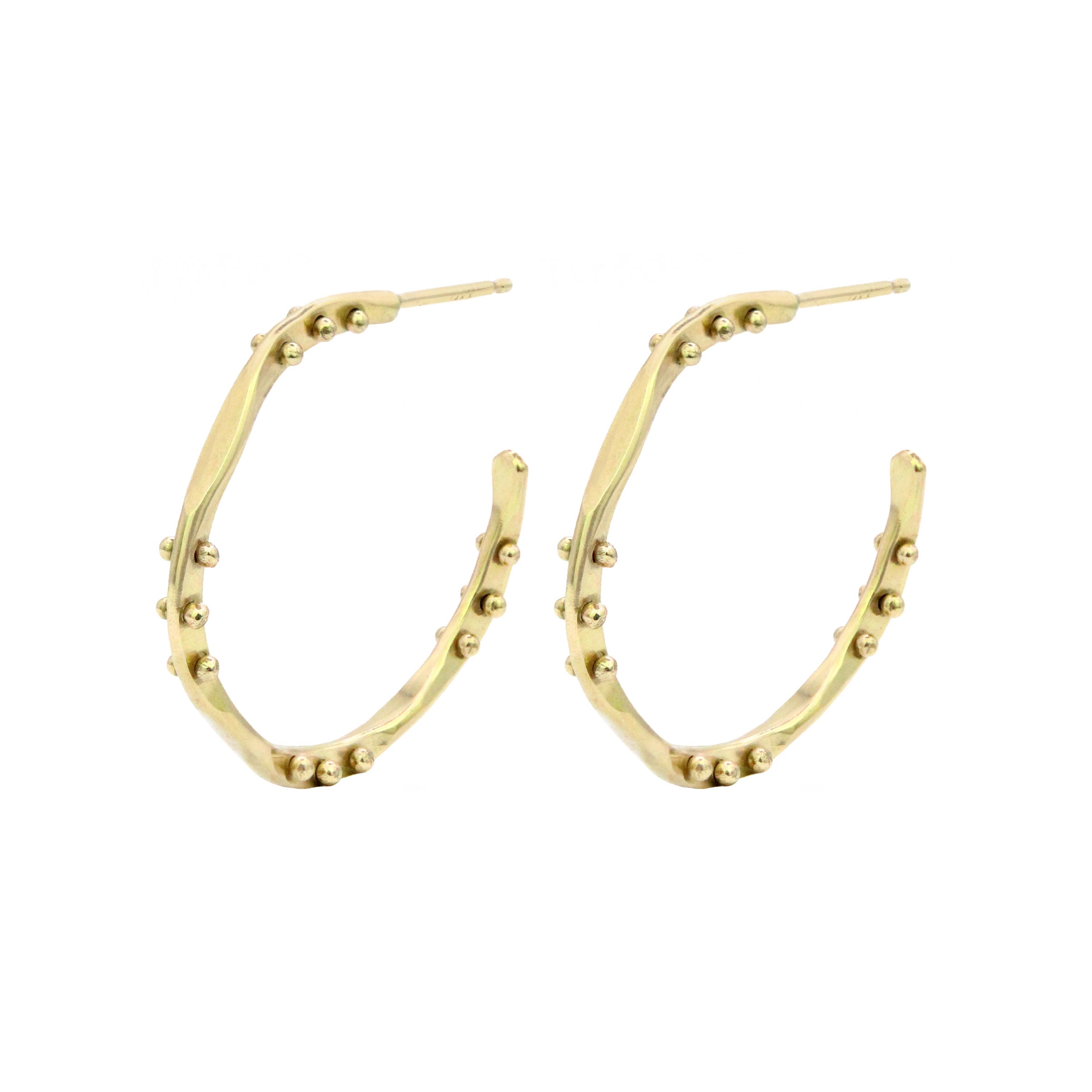 Flux Dot Hoop Earrings