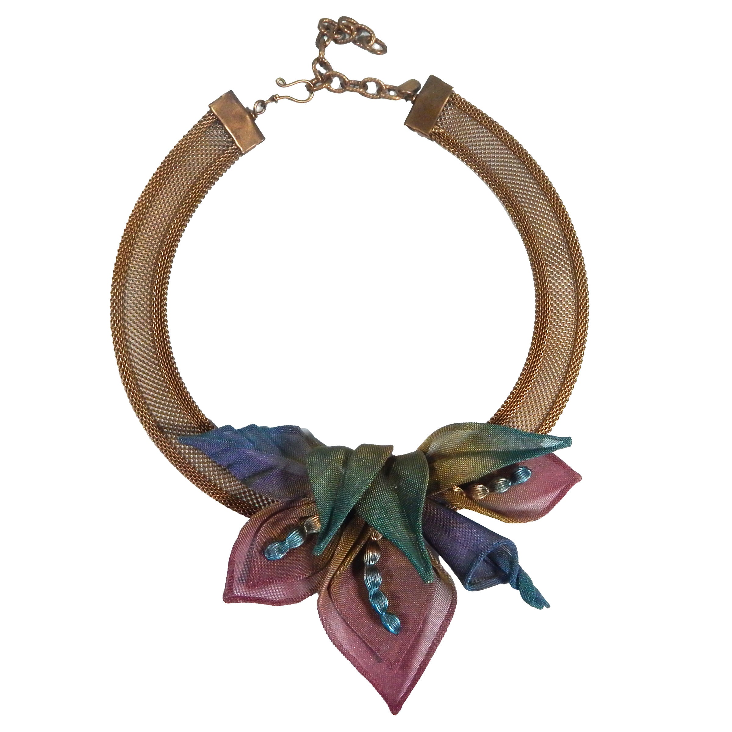 Gold with Coral, Rhapsody, Amethyst & Turquoise