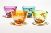 Metallic Helix Bowls in Spring Mix