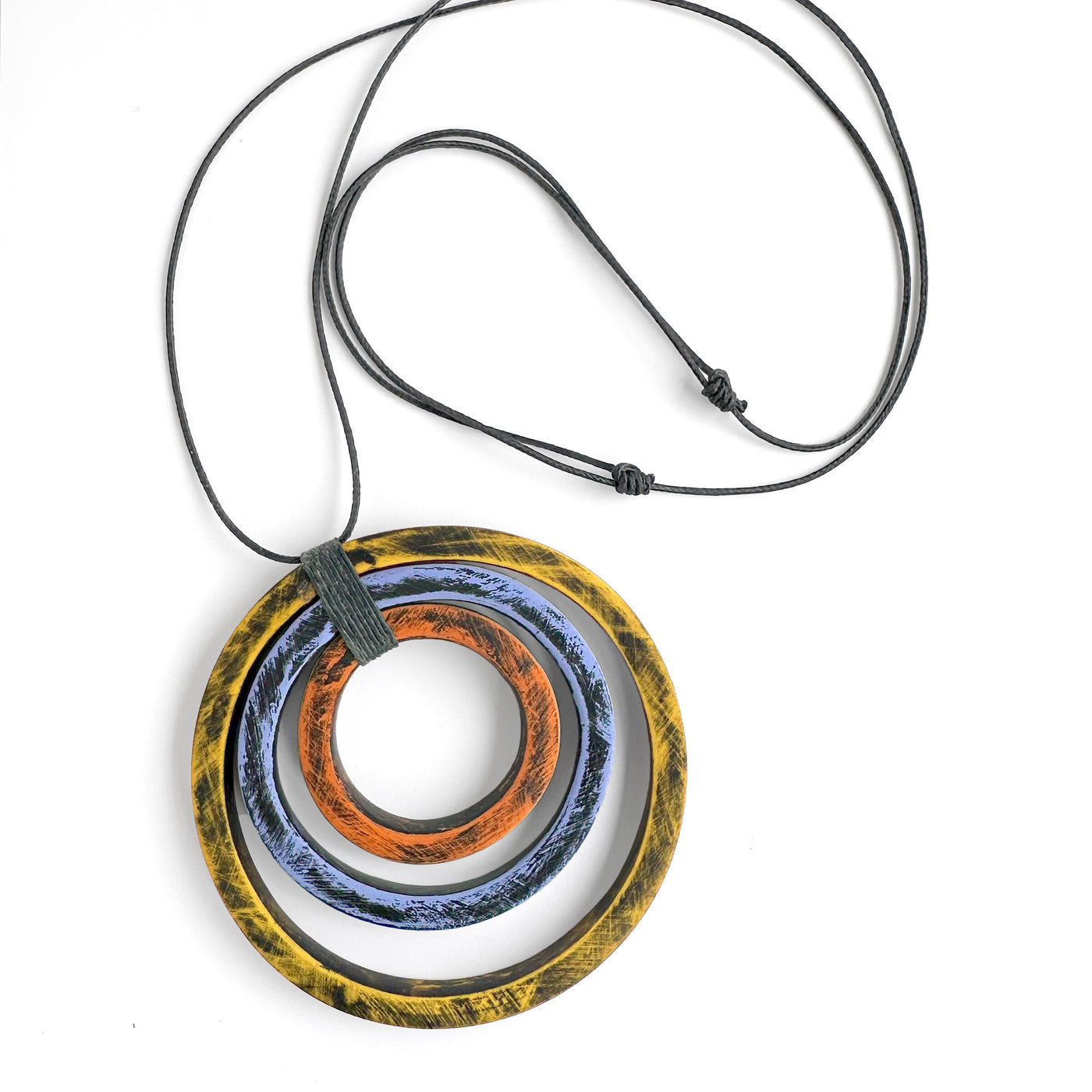 Yellow, Periwinkle & Orange