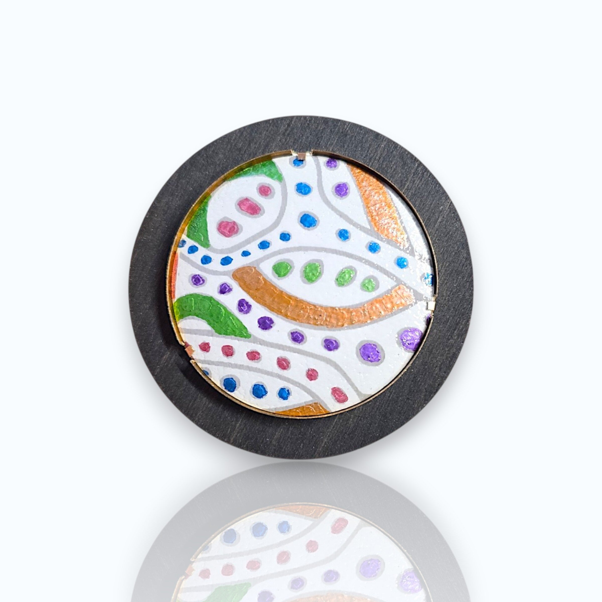 Color In Orbit Brooch