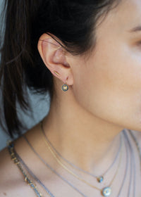 Mixed Metals and Diamond Birch Earrings