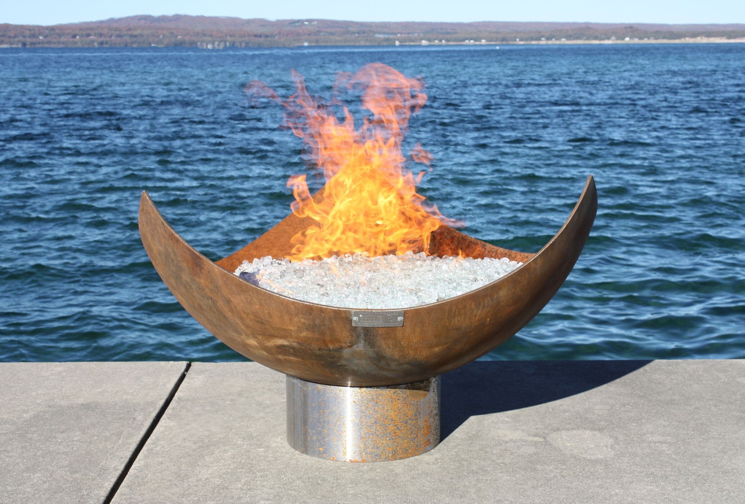 King Isosceles Sculptural Firebowl