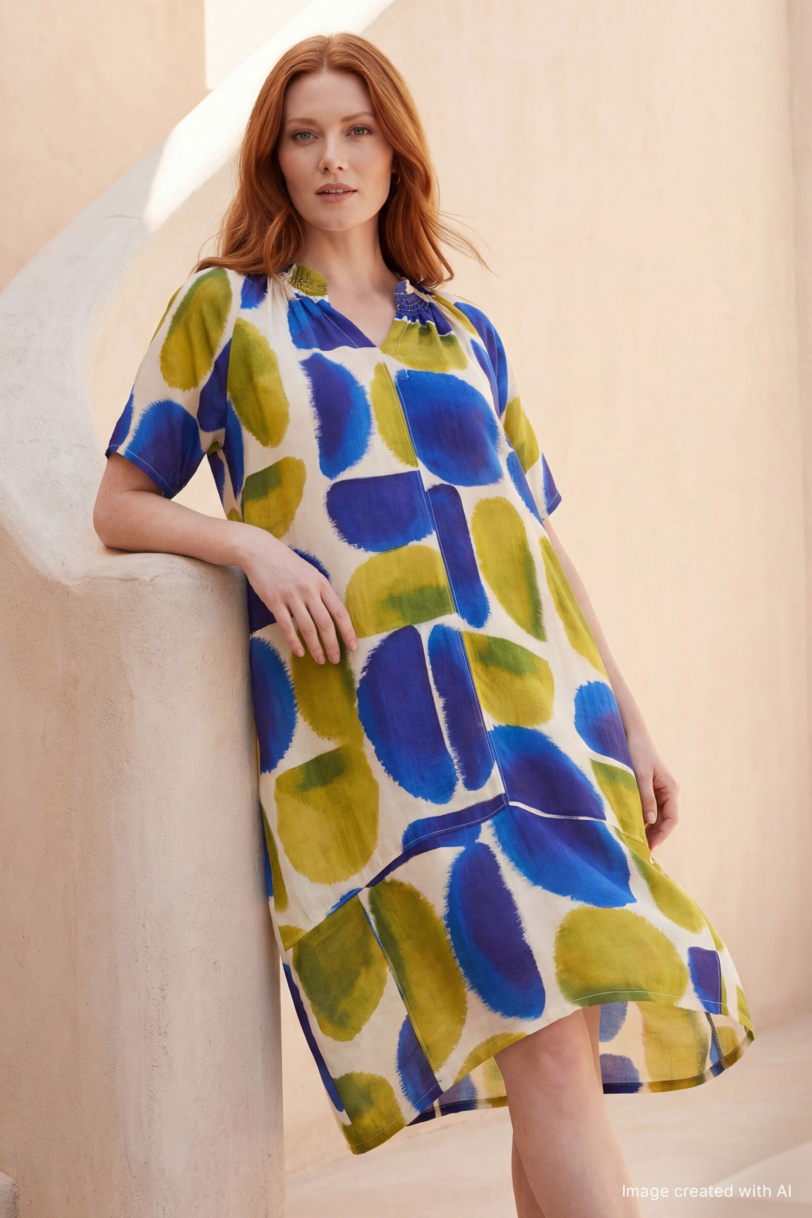 Fluid Linen Vivienne Dress