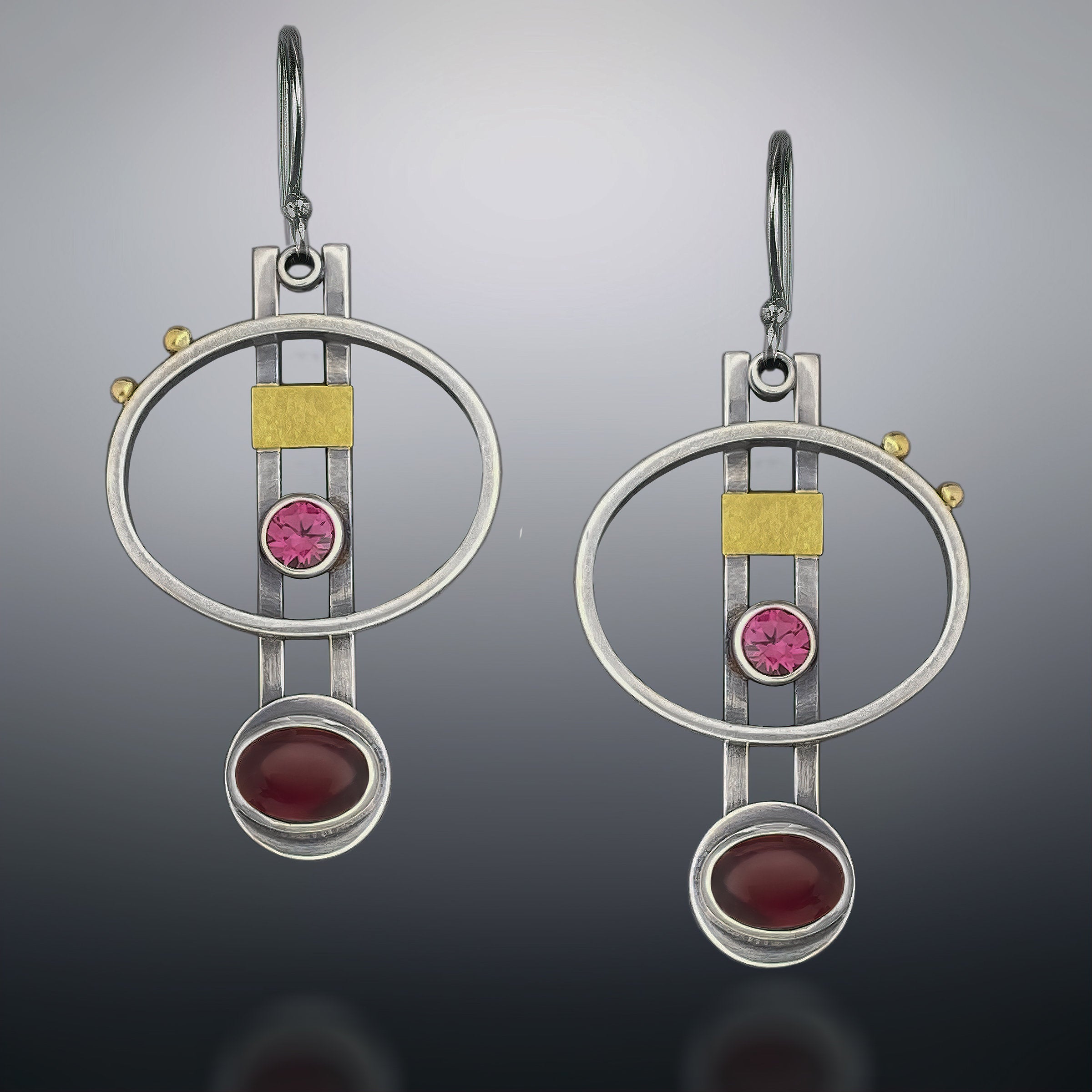 Pink Tourmaline & Red Garnet