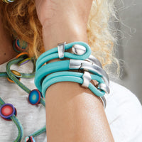 Seafoam/silver set of three
