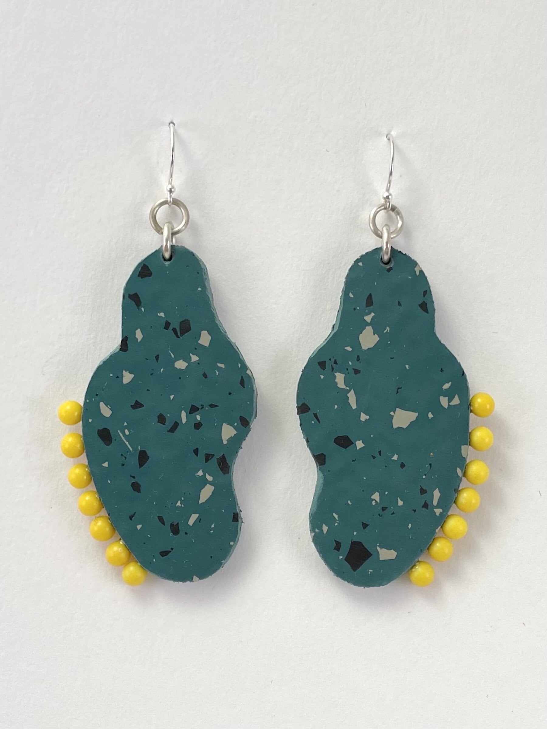 Speckled Long Earrings