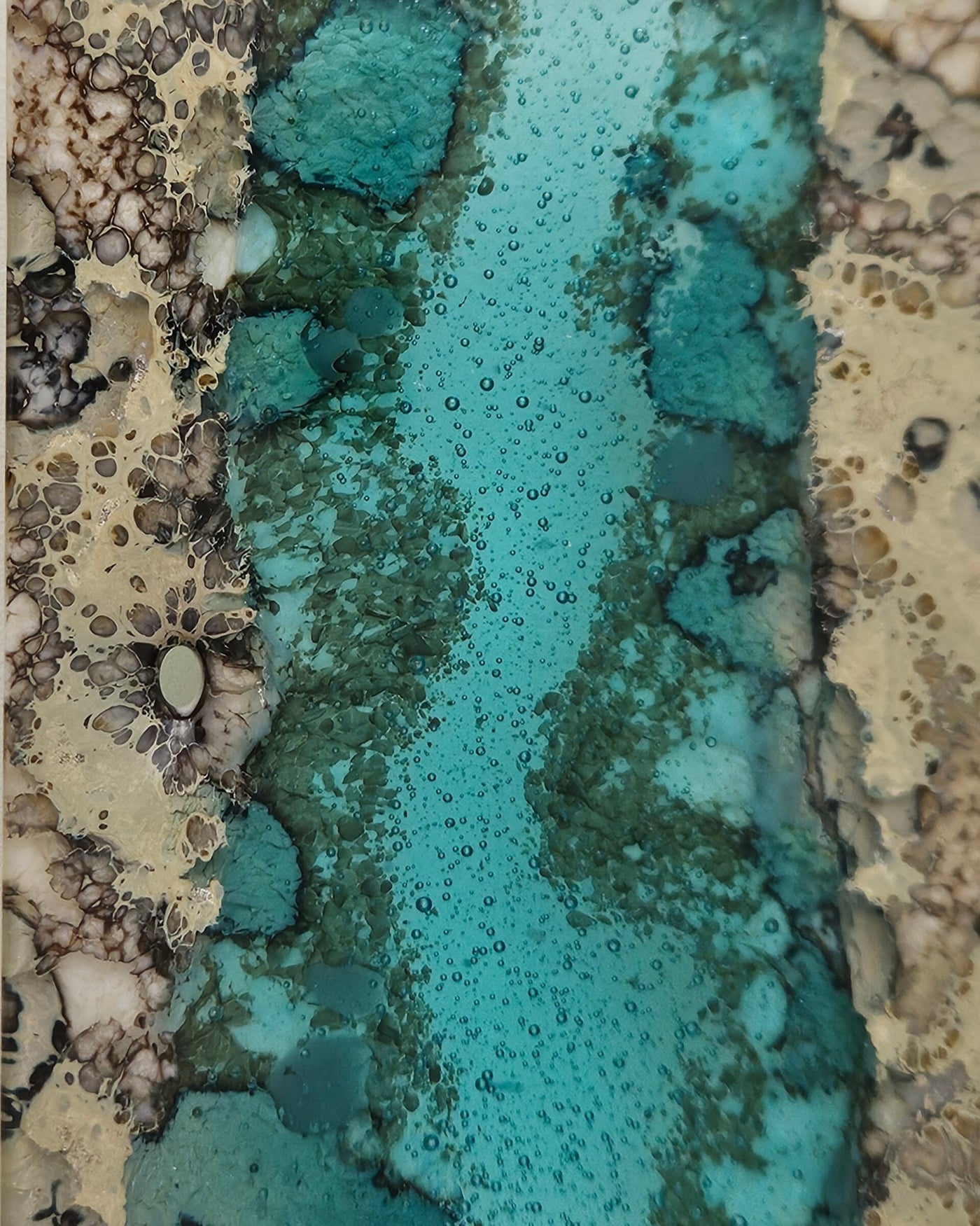 Meander Series - Light Aqua I