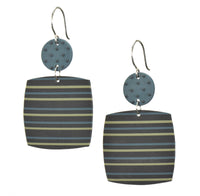 Gray with colored stripes