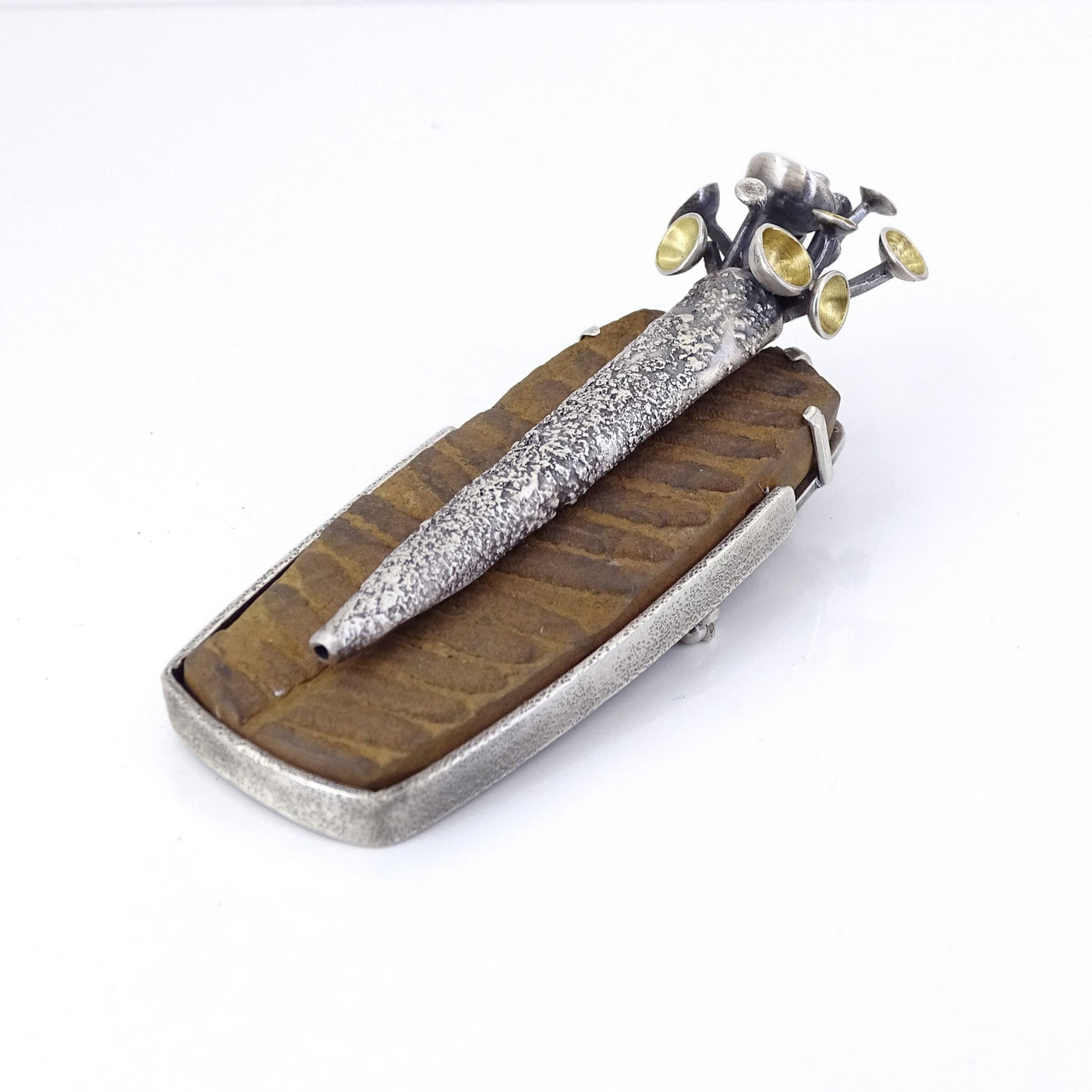Neo Paleo Brooch