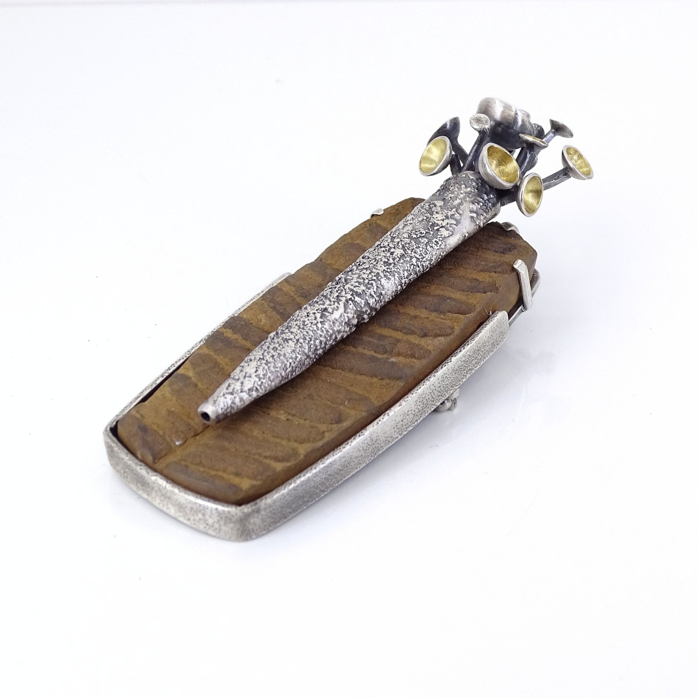 Neo Paleo Brooch