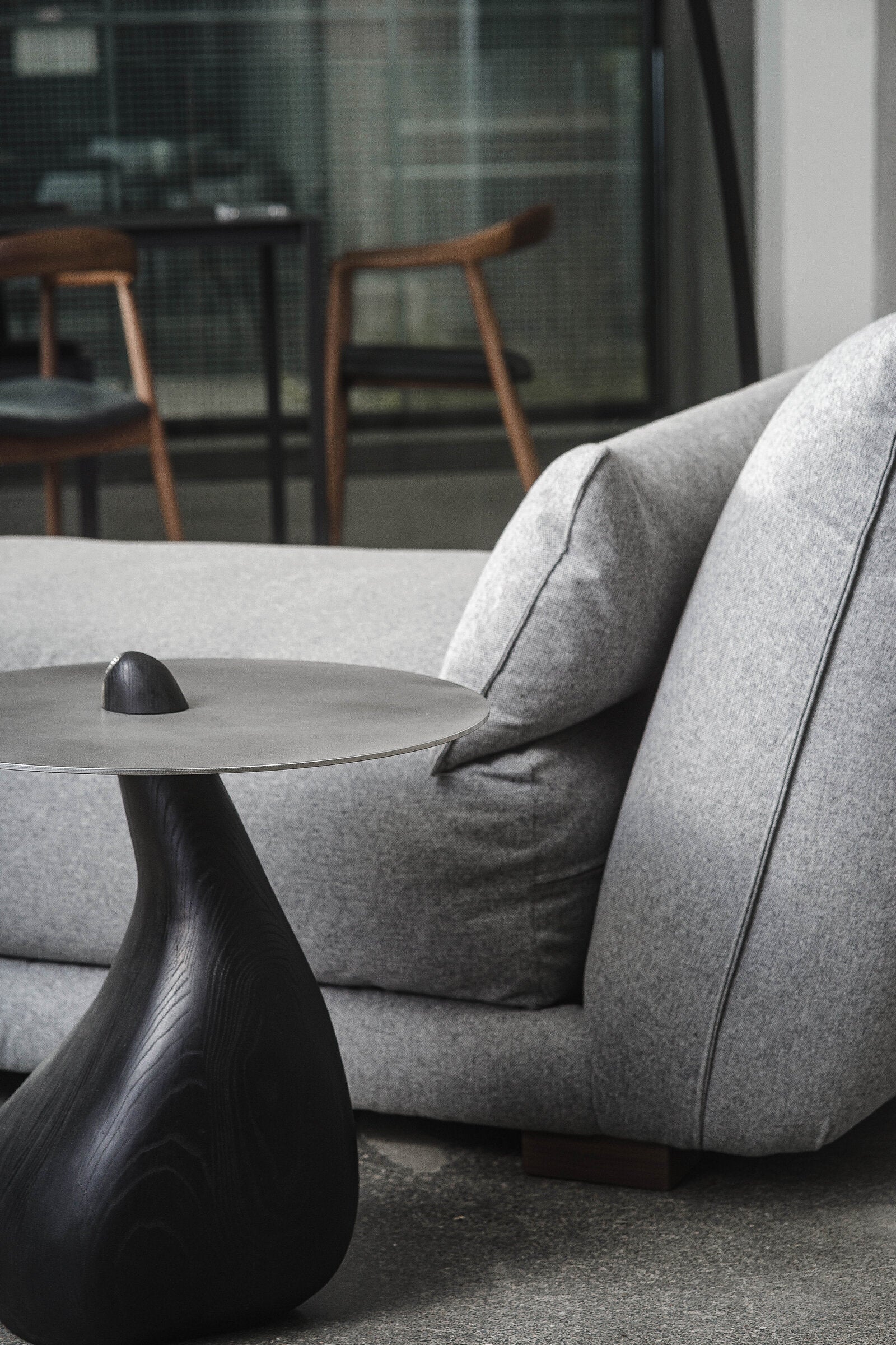 Black with Stainless Steel